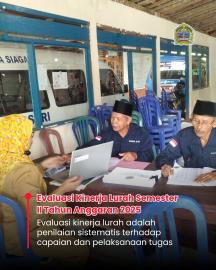 Evaluasi kinerja lurah, tingkatkan kualitas pelaksanaan kegiatan pemerintahan kalurahan